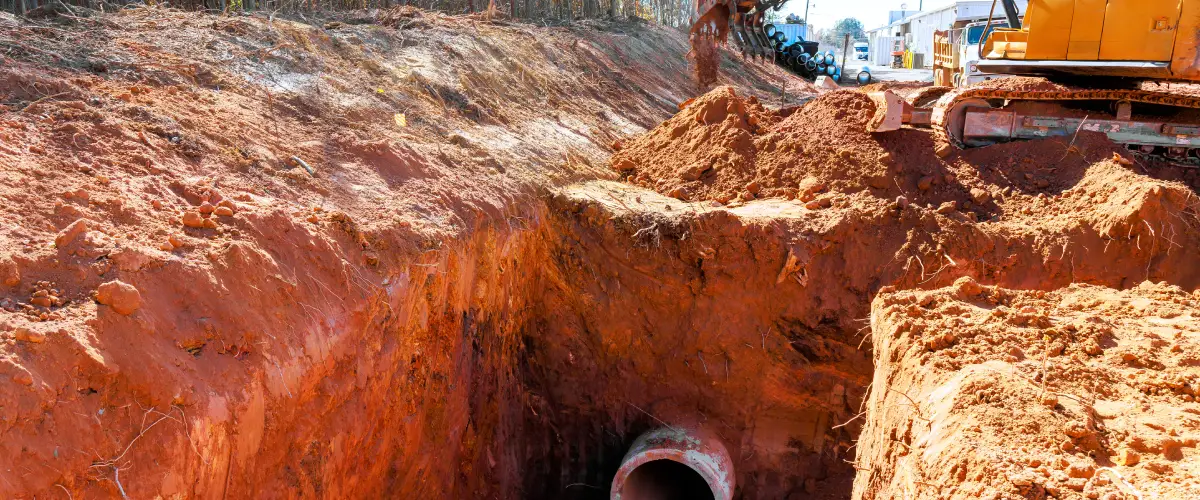 Reading Plumbing, a company that offers Central Illinois Plumbing Services, can dig trenches through excavation for new piping