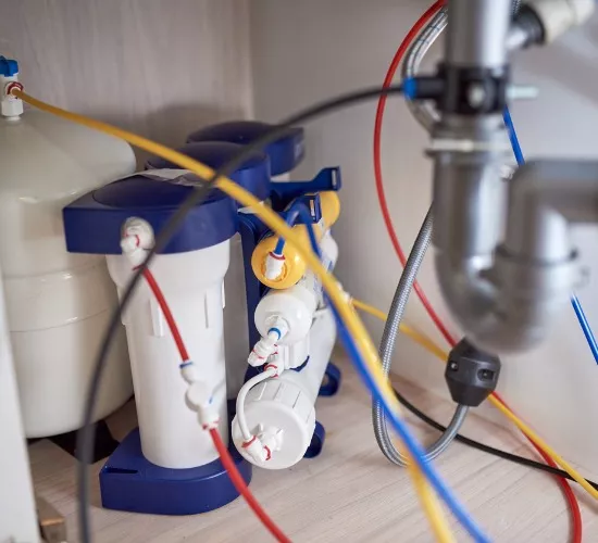 Reverse osmosis equipment may be part of a water conditioning system recommended by Reading Plumbing.