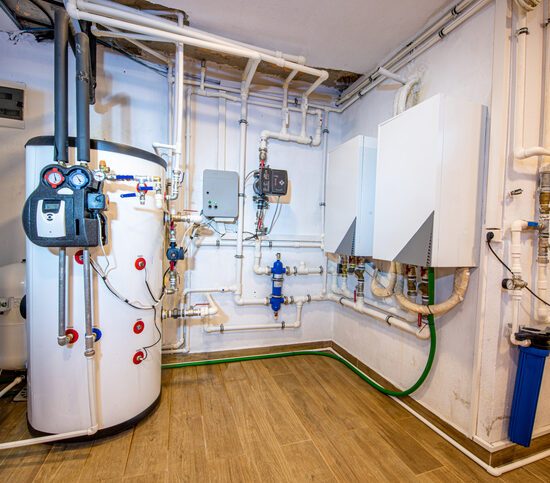 Water Heater Installation Peoria IL, Touch hot water tank device and indicators